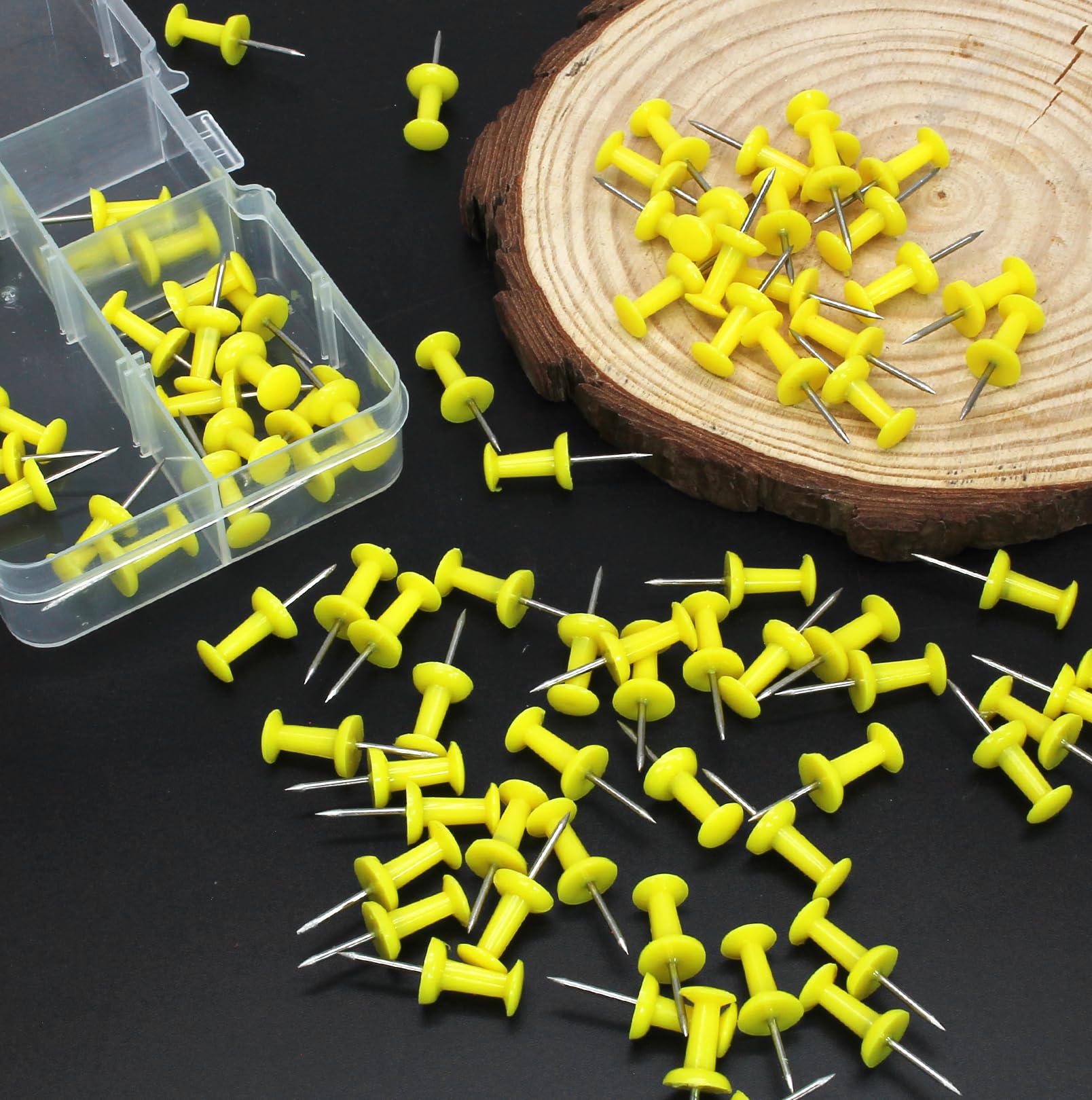 Amazon.co.jp: Auvotuis プラスチックプッシュピン 200個 カラーマップ